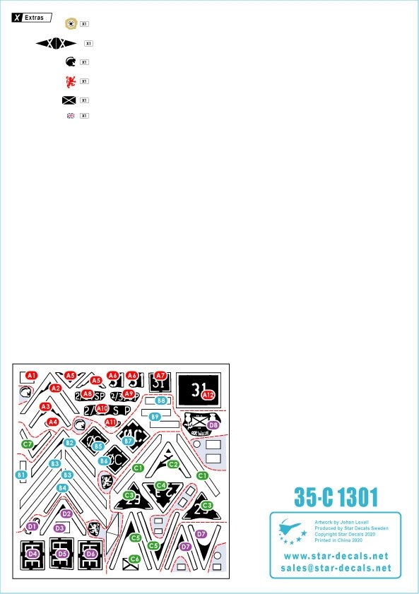 Star Decals 35-C1301 Tempête du désert 1/35 – image 2
