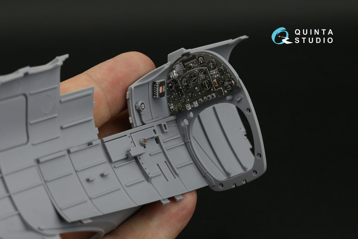 Quinta Studio QD24021 Spitfire Mk.VIII 3D-Printed &amp;amp; coloured Interior on decal paper (Airfix) 1/24 – imagen 10