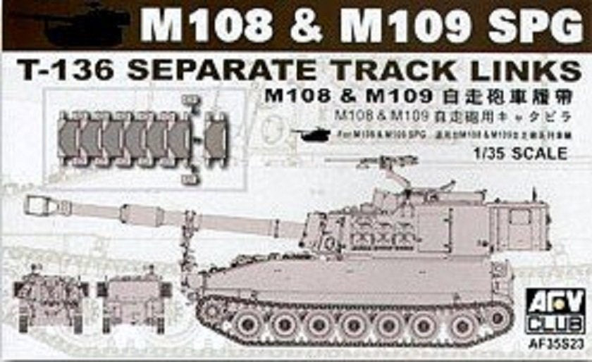 AFV Club 35S23 Chenilles M108 et M109 SPG (1/35)