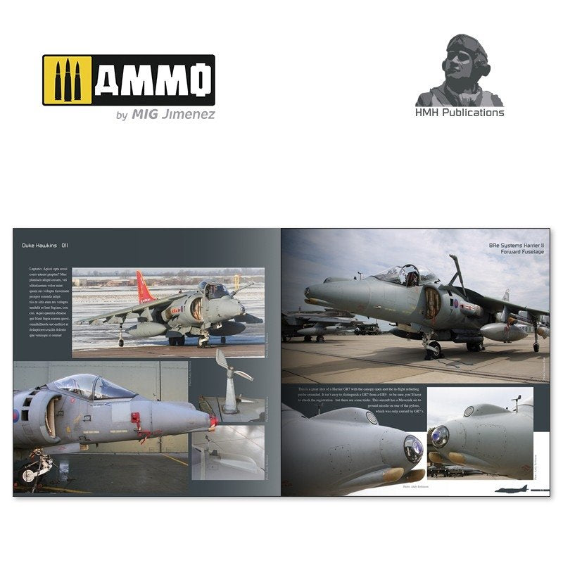HMH Publications DH-011 BAE Systems Harrier II &amp;amp; Boeing AV-8B Harrier II (Plus) (English VErsion) – immagine 4