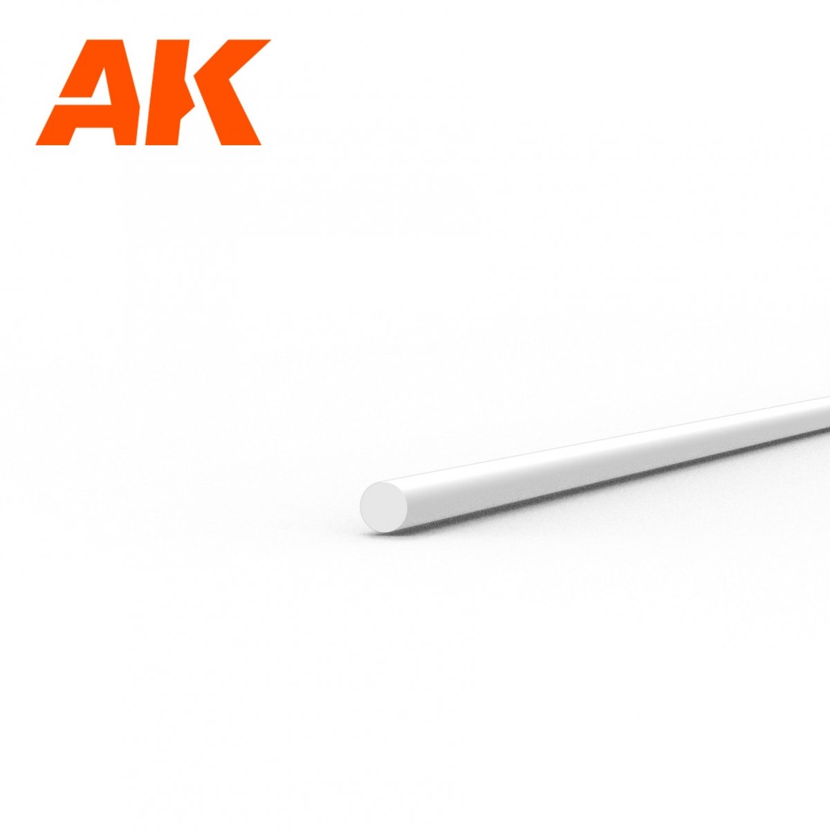 AK Interactive AK6536 ROD 0.50 DIAMETER X 350MM – STYRENE ROD – (10 UNITS) – immagine 2