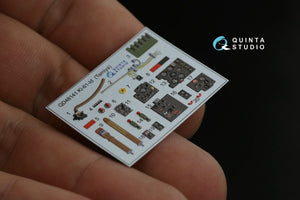 Quinta Studio QD48141 Ki-61-Id 3D-Printed &amp;amp; coloured Interior on decal paper (Tamiya) 1/48 – imagen 8