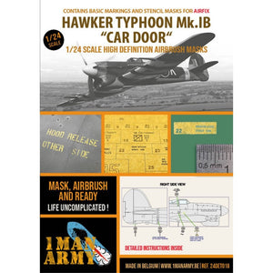 1 Man Army 24DET018 Hawker Typhoon Mk.IB &amp;#39;Car Door&amp;#39; (Airfix) 1/24