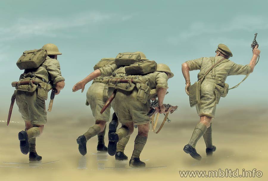 Master Box 3580 Infanterie britannique en action (Afrique du Nord 1941-1943). Batailles du désert. Maquette 2 (1/35) – image 4