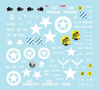 Star Decals 35-C1308 US Armored Mix # 1 1/35 – zdjęcie 3