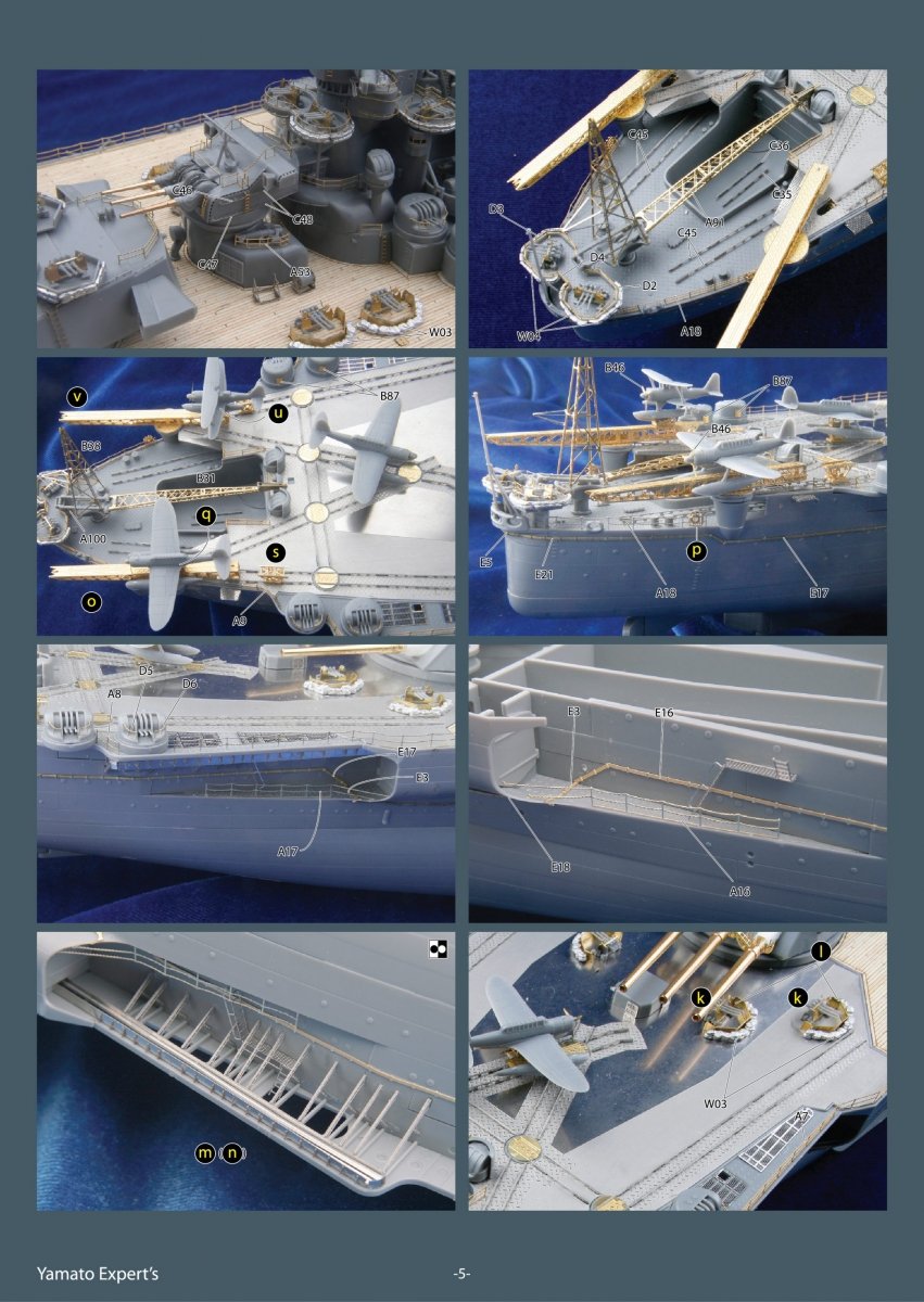 MK1 Design MD-35024 New Yamato Super Detail 1/350 – imagen 13