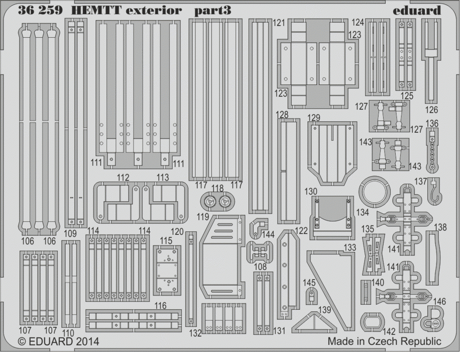 Eduard 36259 HEMTT extérieur ITALERI 1/35  – image 2