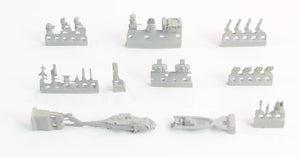 Pontos 38019F1 USS FFG Oliver Hazard Perr Class L.H. Detail Up Set &amp;quot;Advanced&amp;quot; with Kit 1/350 – Bild 6