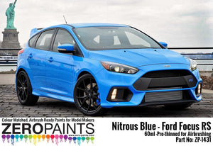 Zero Paints ZP-1431 Nitrous Blue - Ford Focus RS Paint 60ml – zdjęcie 2