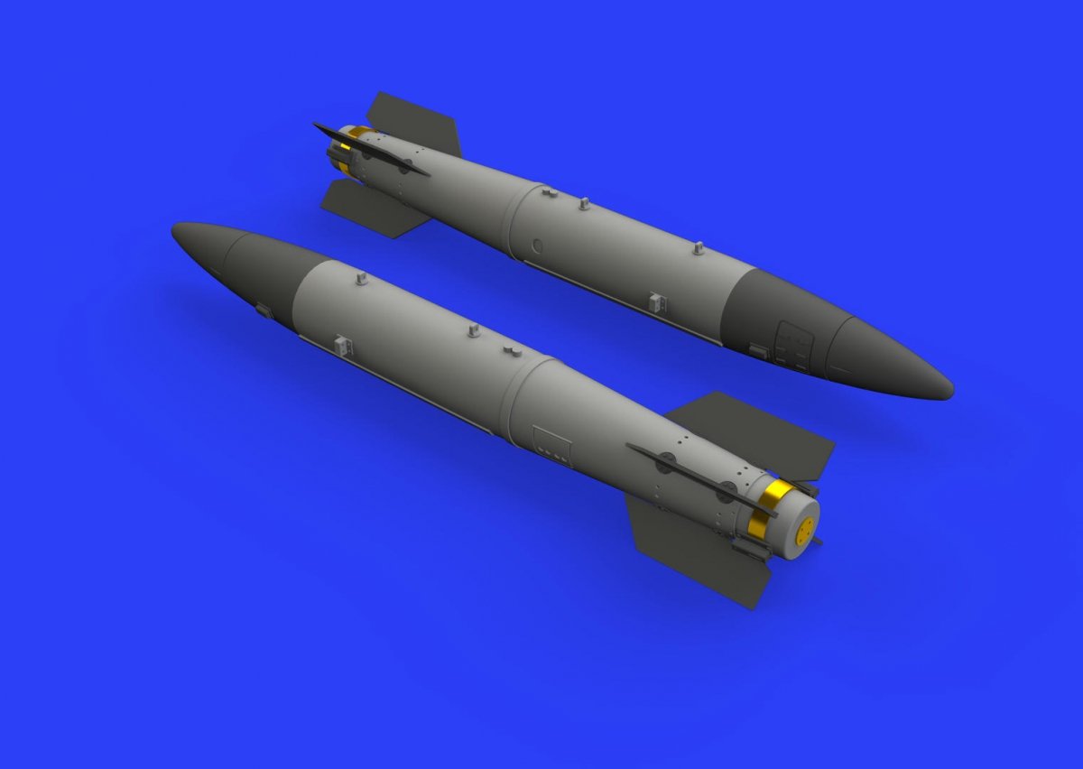 Eduard 672215 B43-1 Nuclear Weapon w/ SC43-4/ -7 tail assembly 1/72 – Bild 2
