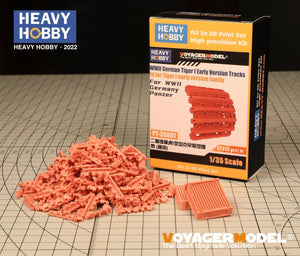 Heavy Hobby PT35001 WWII German Tiger I Early Version Tracks 1/35 – Bild 2