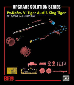 Rye Field Model 2105 Kingtiger Upgrade set for RFM RM5125/5137/5146 1/35 – immagine 2