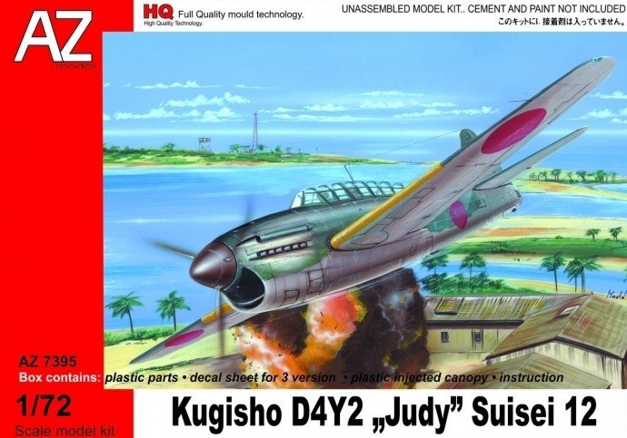 AZ Model AZ7395 Kugisho D4Y2 "Judy" Suisei 12 1/72