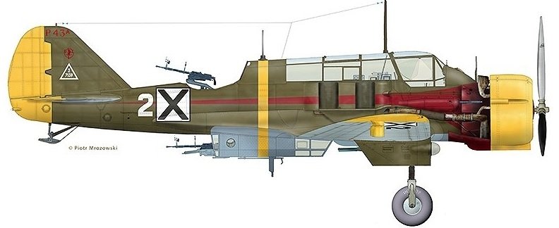 Mirage Hobby 481404 PZL.43 A &amp;#39;CHAYKA&amp;#39; Bulgarian Air Force 1941-1944 1/48 – image 4