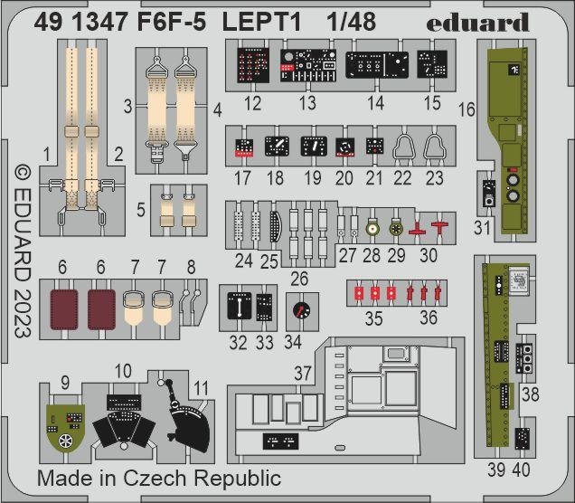Eduard 491347 F6F-5 EDUARD 1/48