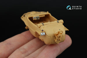 Intérieur imprimé en 3D et coloré sur papier décalcomanie Quinta Studio QDS-48553 Schwimmwagen type 166 (Tamiya) (petite version) 1/48 – image 6