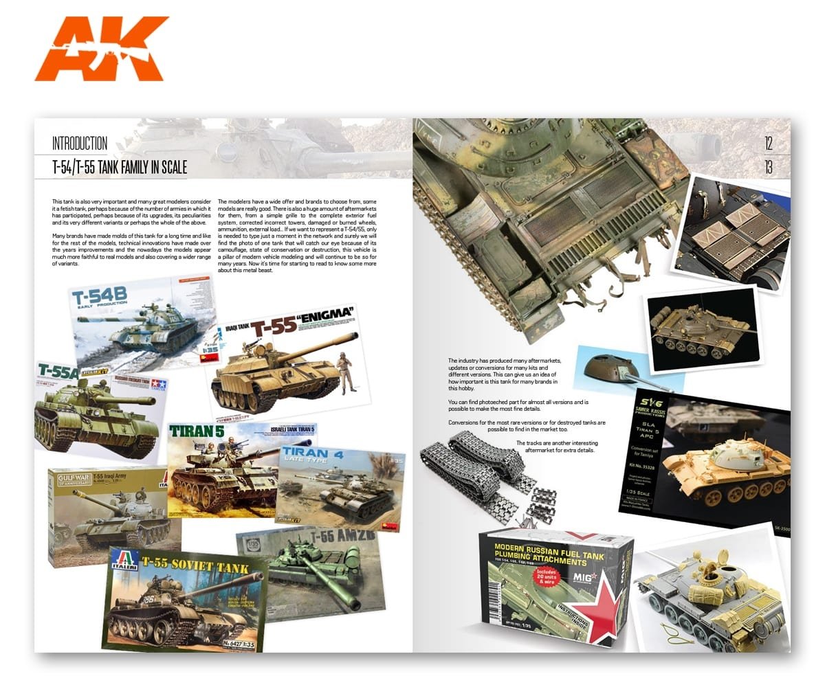 AK Interactive AK914 MODÉLISATION T54 – T55 MINIART – image 4
