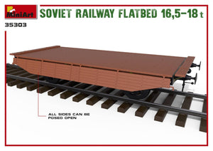 MiniArt 35303 Soviet Railway Flatbed 16,5-18t 1/35 – imagen 6