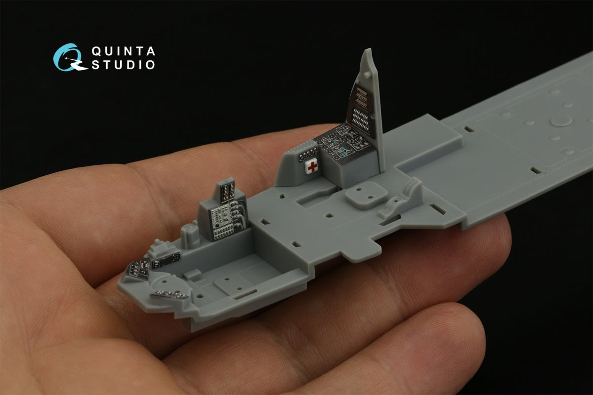 Quinta Studio QD48406 Mi-24 Nato Hind 3D-Printed &amp;amp; coloured Interior on decal paper (Trumpeter) 1/48 – zdjęcie 9
