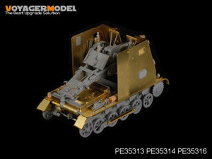 Voyager Model PE35313 WWII German 150mm s.IG.33(Sf) auf Pz.Kpfw.I Ausf.B Basic For DRAGON 6259 1/35 – immagine 5