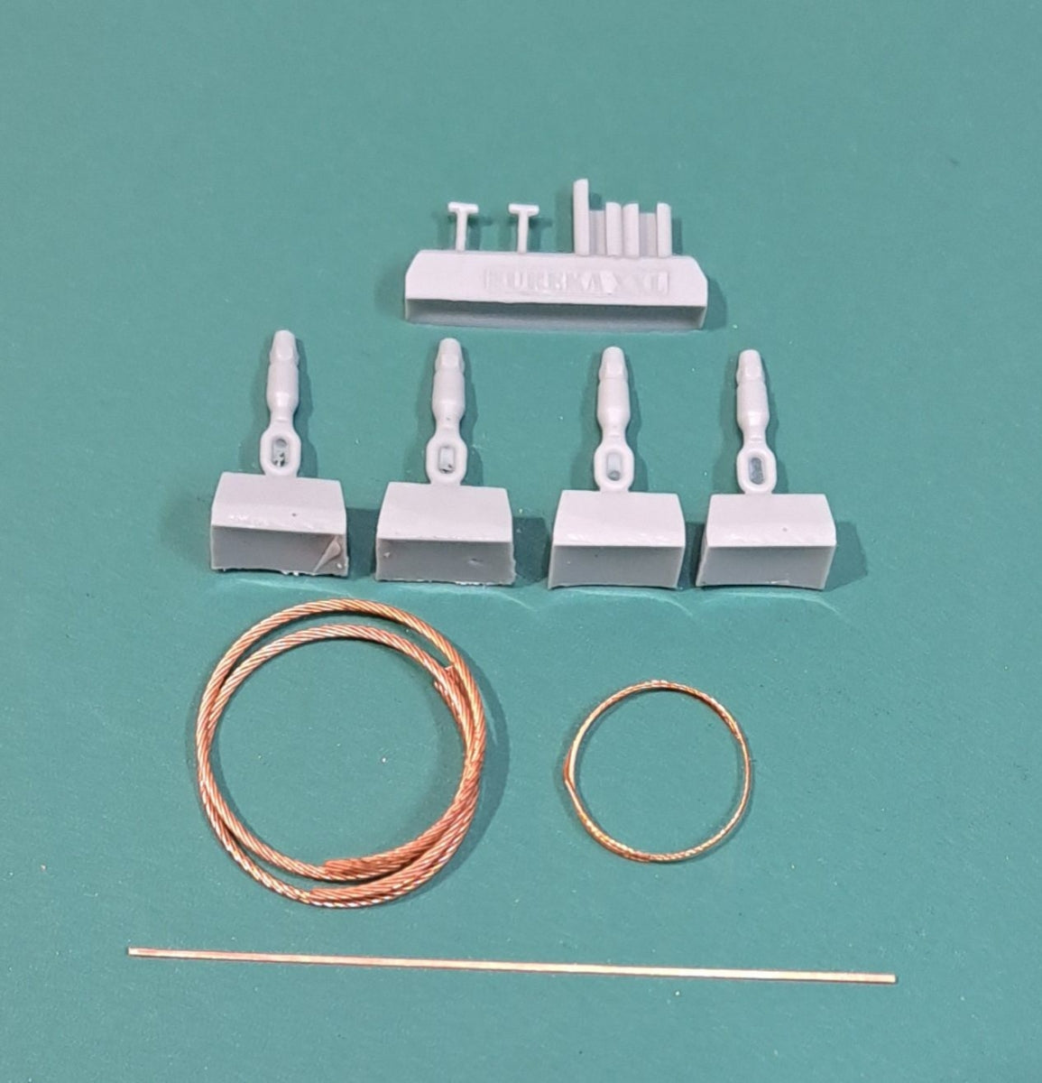 Eureka XXL ER-3575 K2 Black Panther MBT Towing Cables & Holders (Academy) 1/35