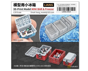 Liang 0414 3D-Print Model Mini Bar &amp;amp; Freezer 1/35 – Bild 2