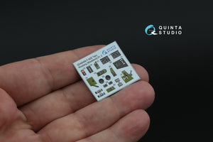 Quinta Studio QD48496 F-82E Twin Mustang 3D-Printed coloured Interior on decal paper (Modelsvit) 1/48 – imagen 6