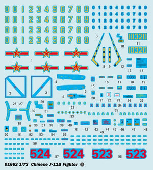 Trumpeter 01662 Chinese J-11B 1/72 – immagine 11