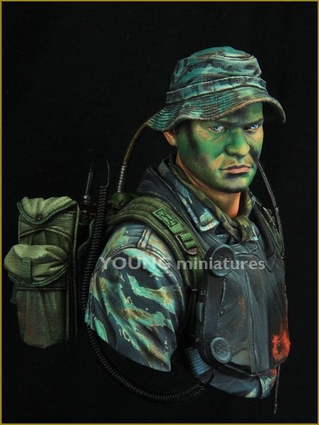 Young Miniatures YM1845 US NAVY SEAL VIETNAM 1/10 – imagen 2