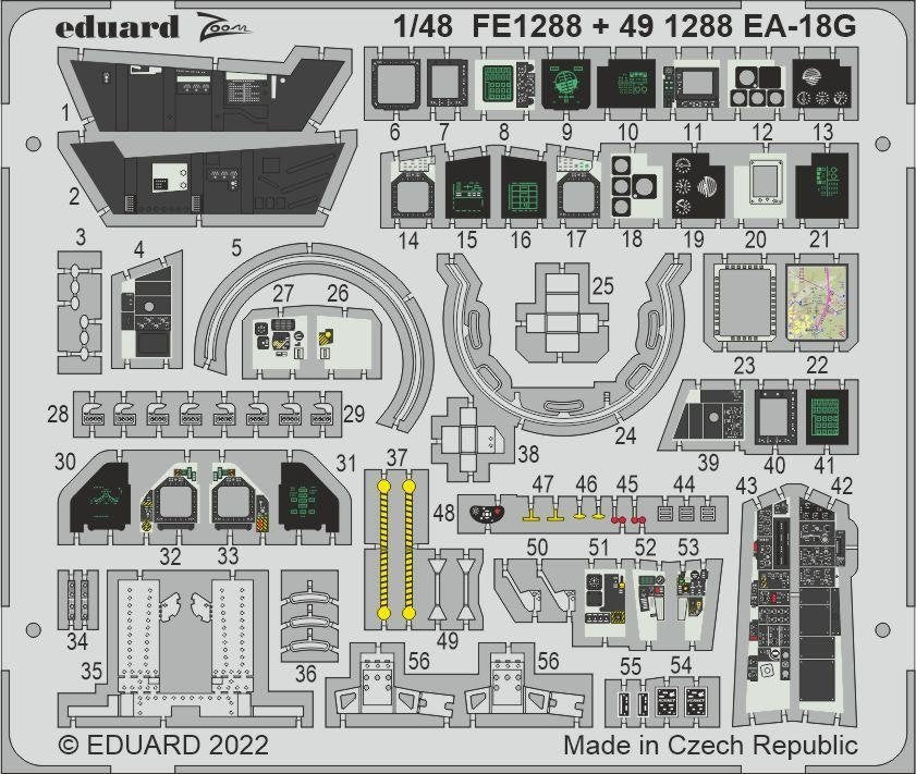Eduard 491288 EA-18G MENG 1/48 – zdjęcie 2