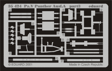 Eduard 35424 Panther Ausf. A 1/35 Tamiya – immagine 3
