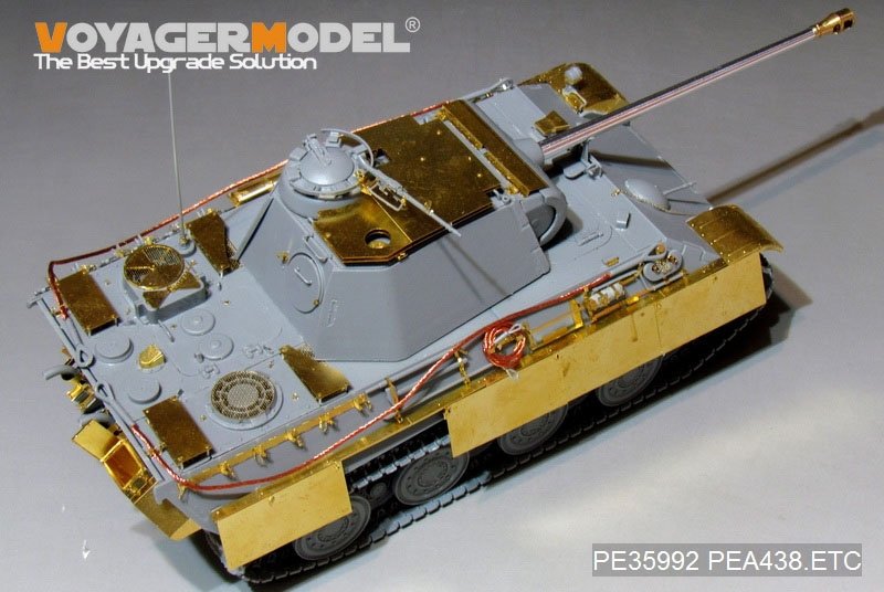 Voyager Model PEA438 WWII German Panther A/G Pz.Rgt.26 Anti Aircraft Armor（For TAKOM 2119/2120/2121) 1/35 – imagen 6