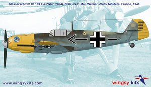 Wingsy Kits D5-10 German WWII Fighter MESSERSCHMITT Bf 109 E-4 1/48 – imagen 4