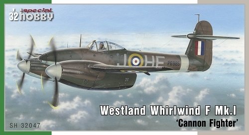Maquette Special Hobby 32047 Westland Whirlwind F Mk.I « Chasseur à canon » au 1/32