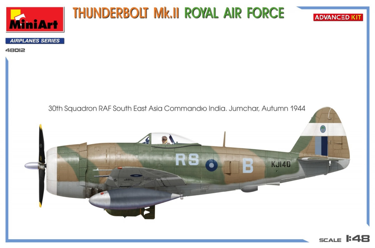 MiniArt 48012 THUNDERBOLT Mk.II. ROYAL AIR FORCE. ADVANCED KIT 1/48 – imagen 6