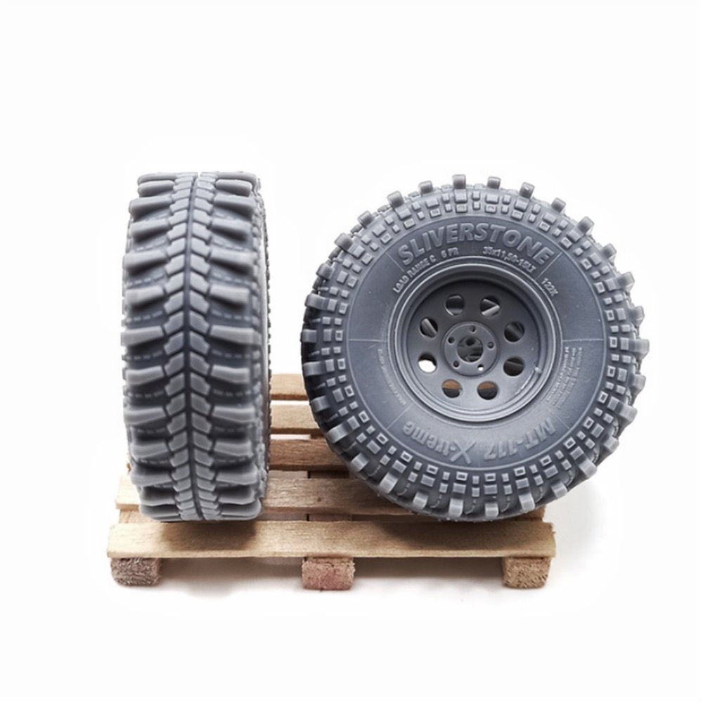 Pneus et jantes tout-terrain extrêmes Yamamoto YMPRIM20, kit Pro 15 pouces, échelle 1/24 – image 3