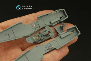 Quinta Studio QD72102 BF 109F-2/4 3D-Printed &amp;amp; coloured Interior on decal paper (Eduard) 1/72 – imagen 3