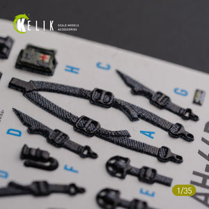 KELIK K35026 AH-64D Apache interior 3D decals for Meng kit 1/35 – immagine 7