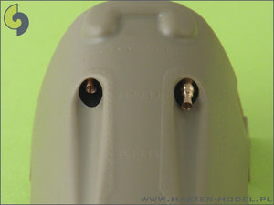 Master AM-32-005 Bf 109 E3 - E9, T armament set (MG 17 tips, MG FF barrels) 1/32 – imagen 6