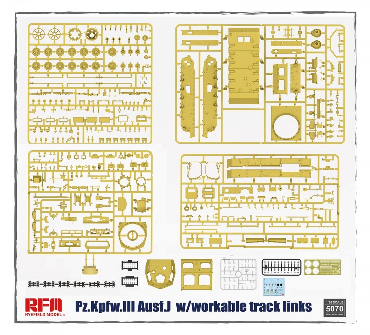 Rye Field Model 5070 Pz.Kpfw.III Ausf.J 1/35 – imagen 2