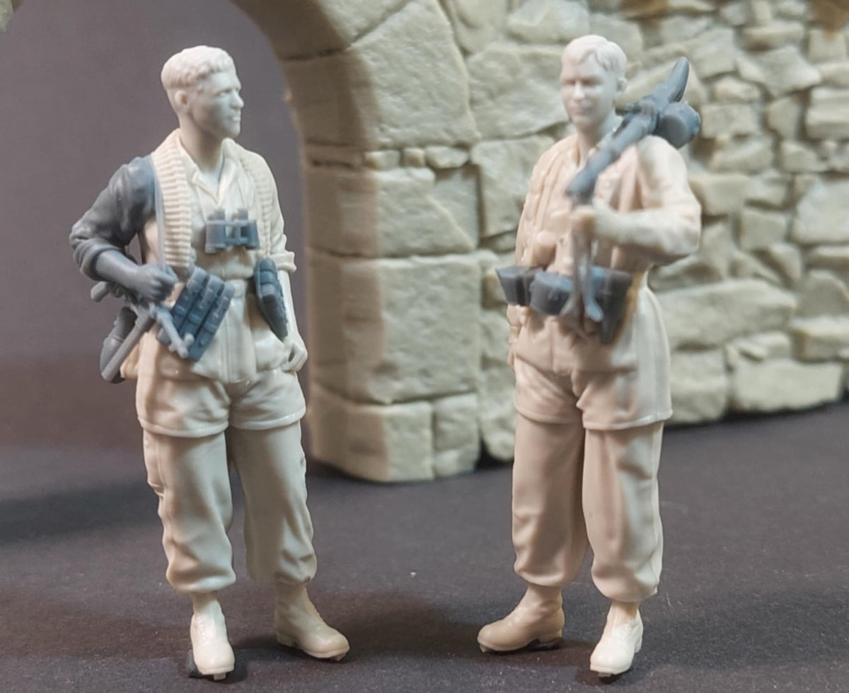 Panzer Art FI35-249 Ensemble d&amp;#39;équipe allemand Fallschirmjager MG34 1/35 – image 2