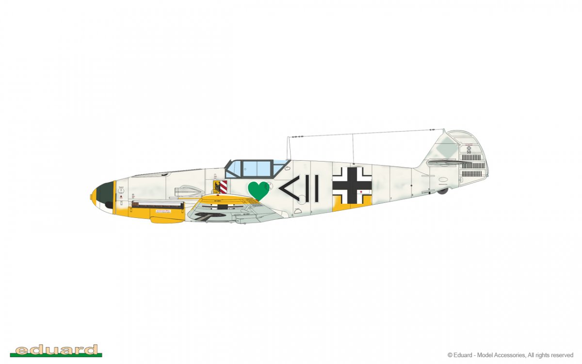 Eduard 70154 Bf 109F-2 ProfiPACK 1/72 – zdjęcie 8