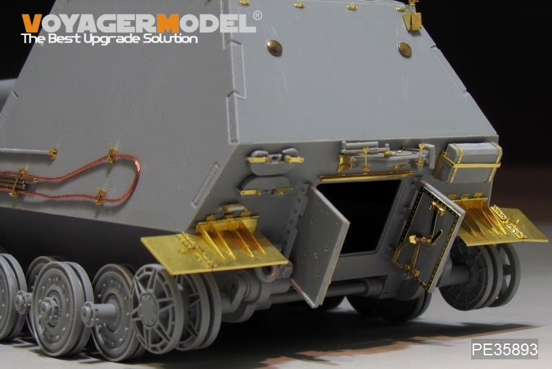 Mortier automoteur lourd allemand BAR 305 mm de la Seconde Guerre mondiale, modèle Voyager PE35893, pour maquettes AMUSING au 1/35 – image 8