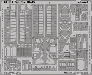 Eduard 73431 Spitfire Mk. IX 1/72 ITALERI – Bild 2