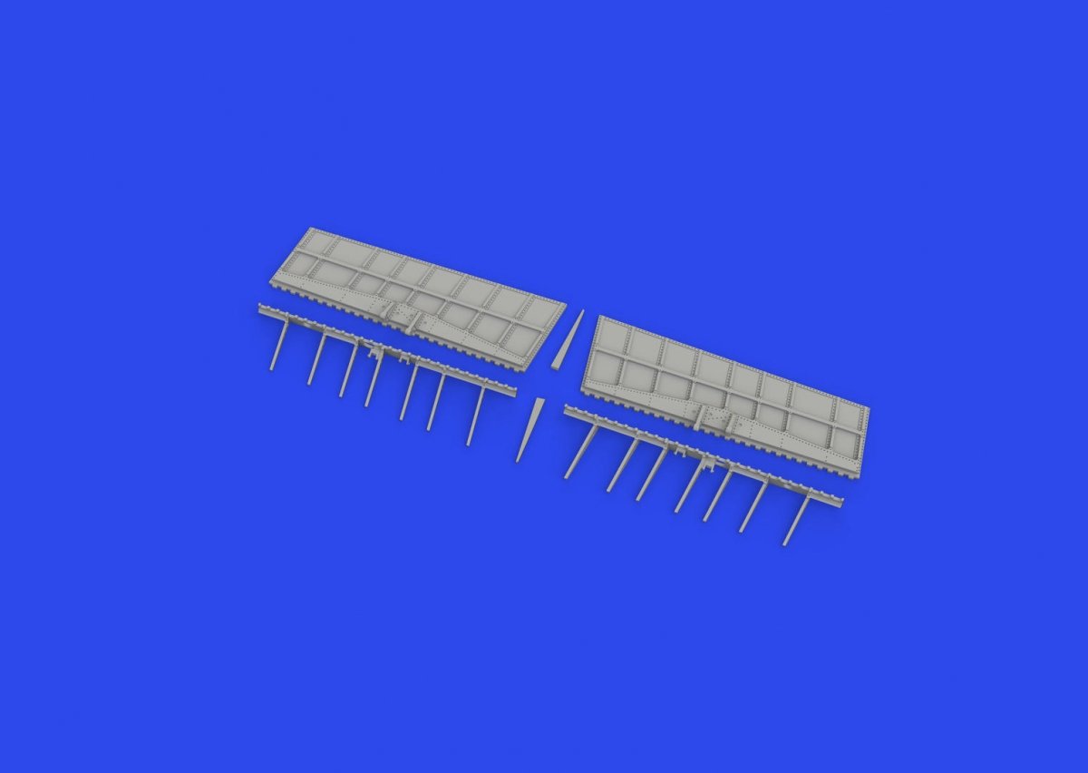 Eduard 648851 A6M2-N Rufe landing flaps PRINT EDUARD 1/48 – imagen 3