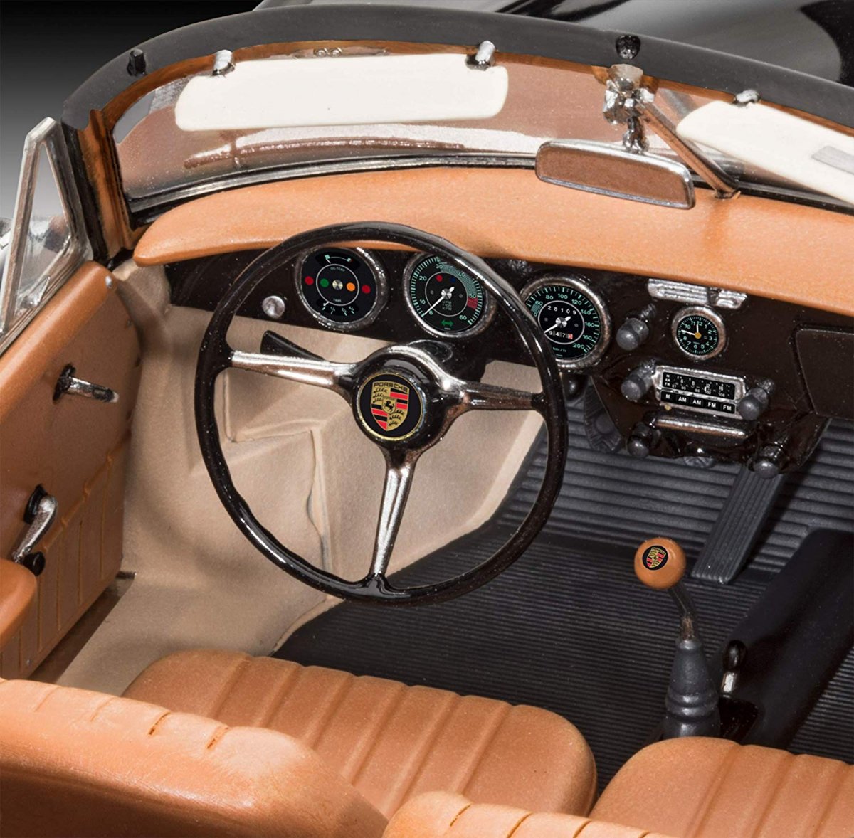 Revell 07043 Porsche 356 Cabriolet 1/16 – image 9