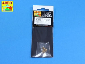 Aber 200L-06 Set of barrels for one eight-barrelled two-pounder &amp;#39;pom-pom&amp;#39; A/A gun 1/200 – imagen 5