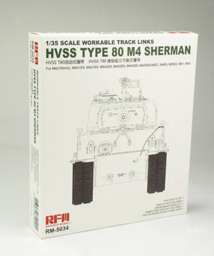 Rye Field Model 5034 HVSS T80 Track for M4 Sherman 1/35 – zdjęcie 2