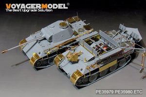 Voyager Model PE35983 WWII German Panther D Tank Late version Basic For TAKOM 2104 1/35 – imagen 2