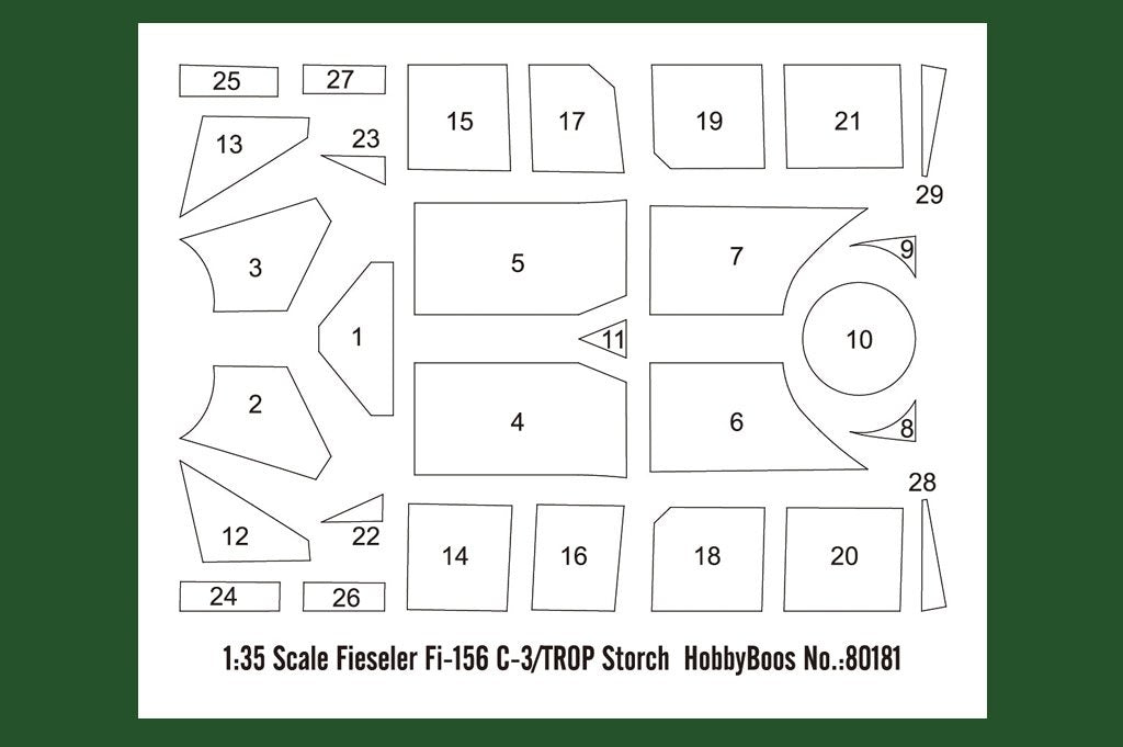 Hobby Boss 80181 Fieseler Fi-156 C-3/TROP Storch 1/35 – zdjęcie 10